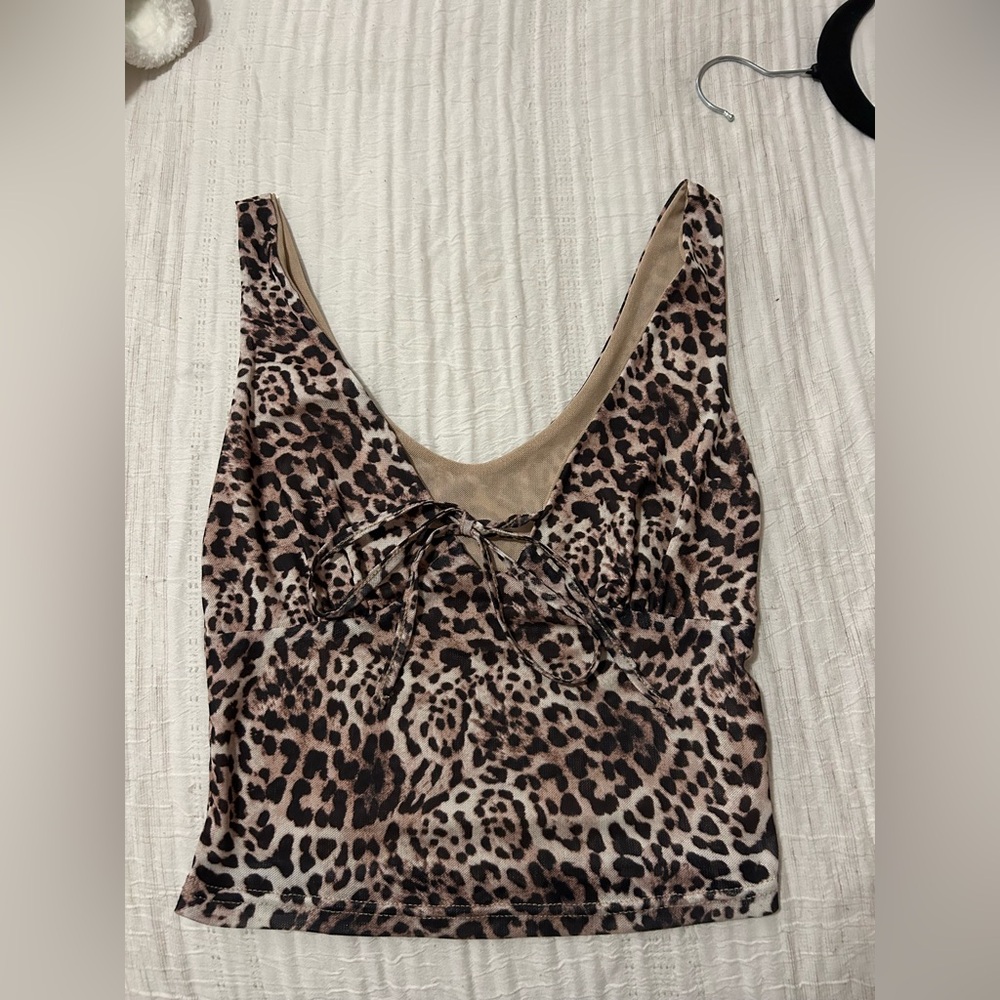 SHEIN Leopard/Cheetah Print Tank top